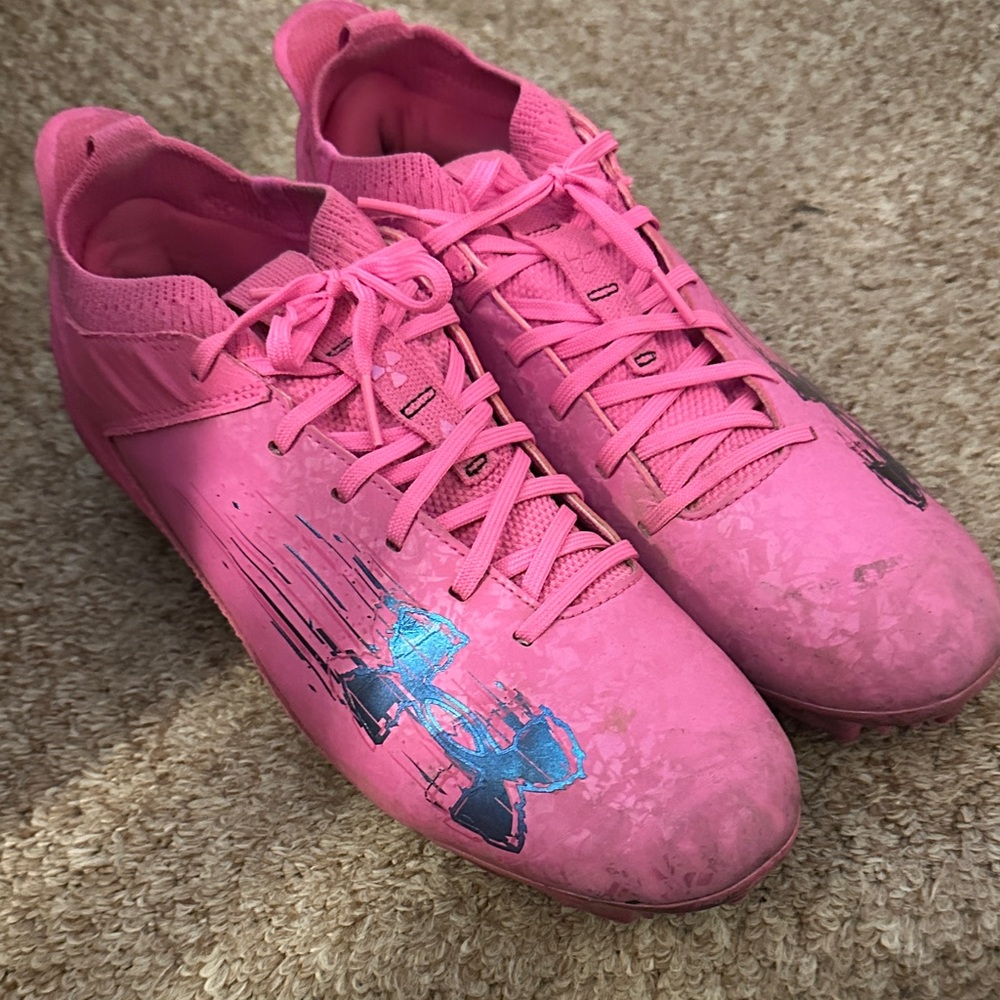 Under Armour Pink and Blue Men's Athletic Shoes